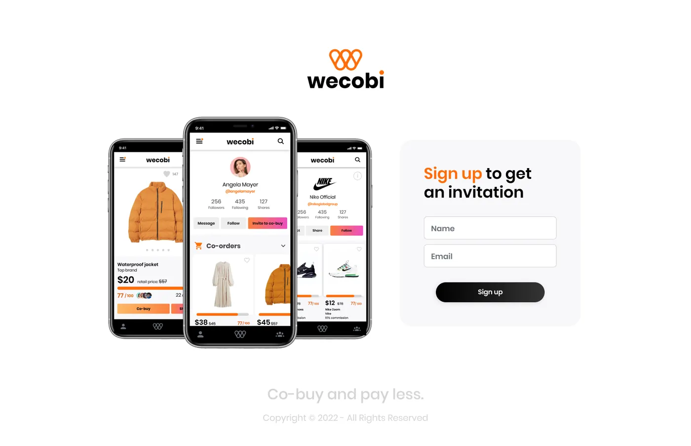 Wecobi website preview